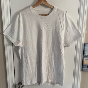 Banana Republic Premium 100% Pima Cotton Great Condition White Short Sleeve Tee